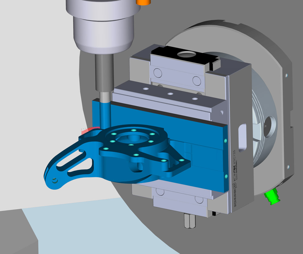 Milling-contouring-finishing