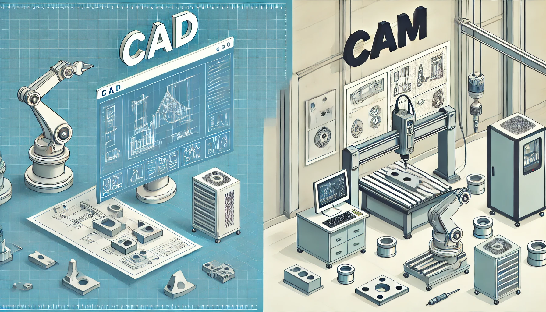 CAD vs CAM